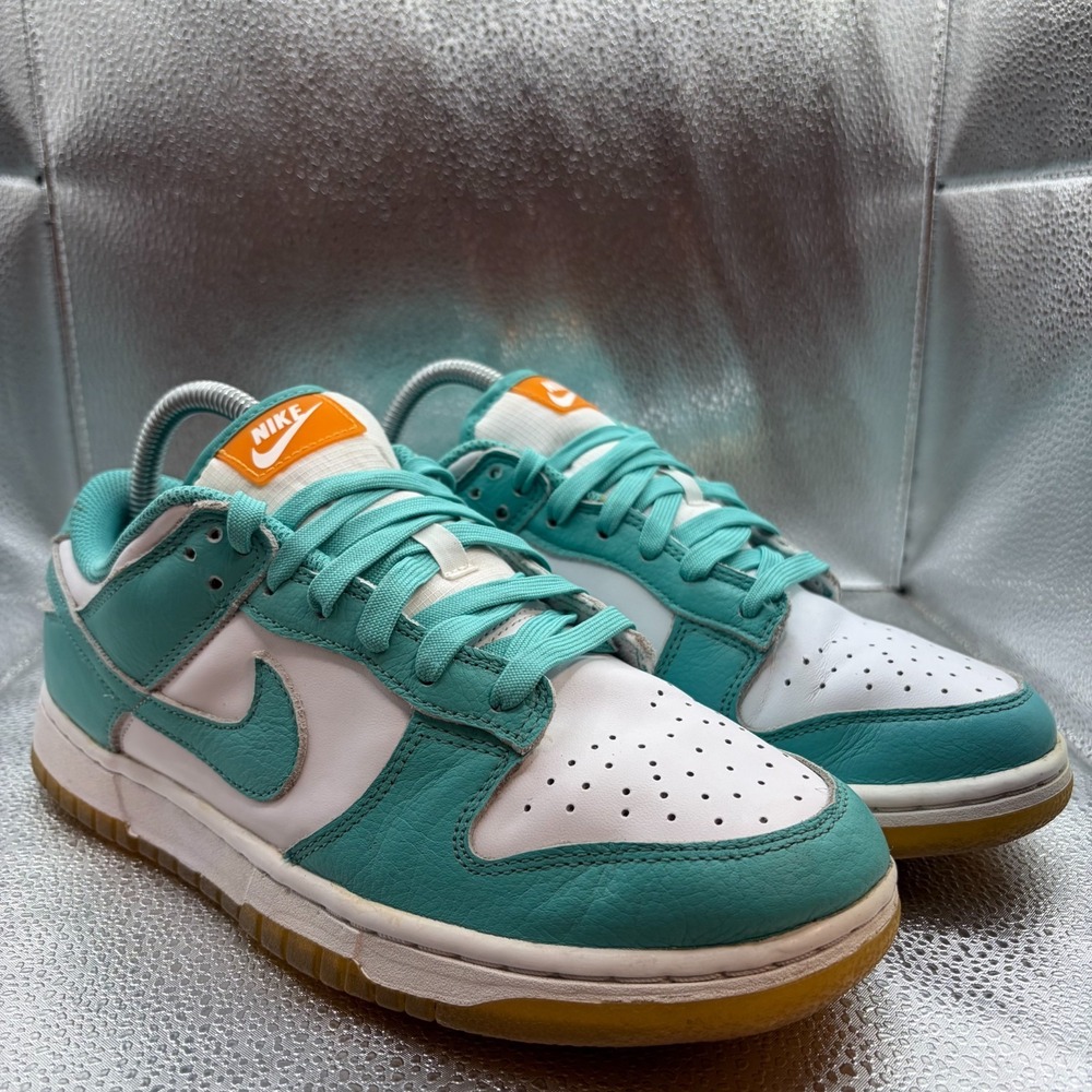 Size 8.5 Nike Dunk Low Teal Zeal Womens‎ Athletic Sneaker Shoes DV2190-100